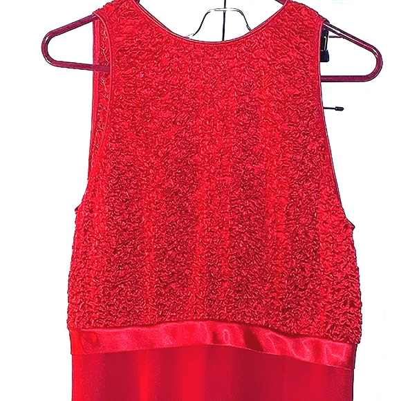 Vintage Reggio Red Dress Size 8 - Picture 4 of 8